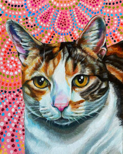 cat painting