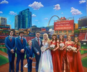 Live Wedding Painter St. Louis
