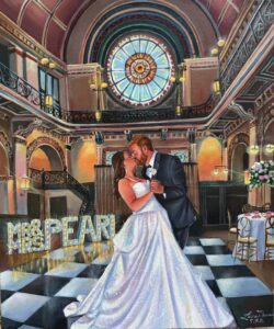 Live Wedding Painter Indianapolis Live Wedding Painter Indiana Realistic Wedding Painter
