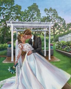 Live Wedding Painter St. Louis Live Wedding Painter Missouri Live Wedding Artist