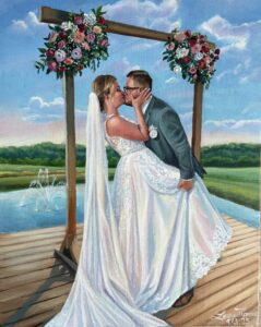 Live Wedding Painter Wedding Artist Wedding Painter Missouri