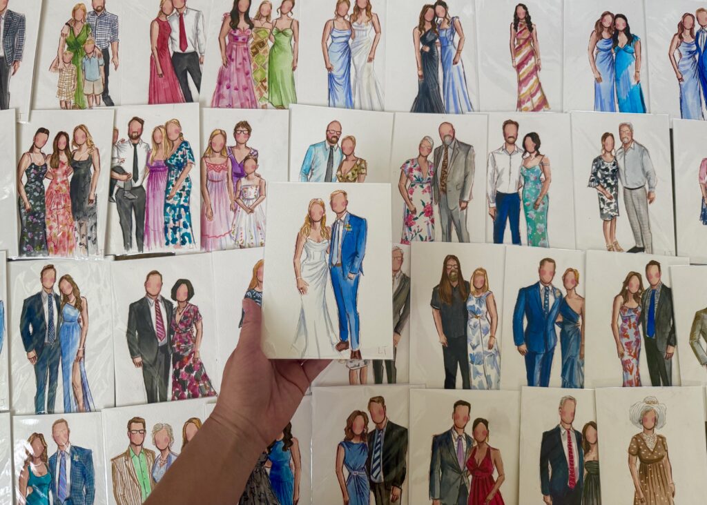 Watercolor Guest Portraits St. Louis
