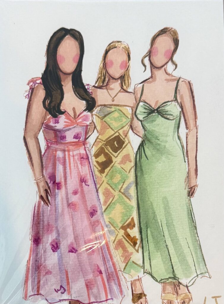 Watercolor Guest Portraits, Watercolor Guest Illustrations